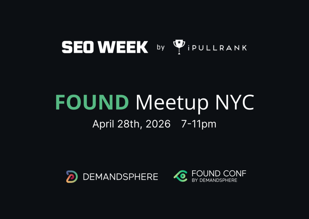 SEO Week 2026 にあわせ「FOUND Meetup NYC」を今年も開催